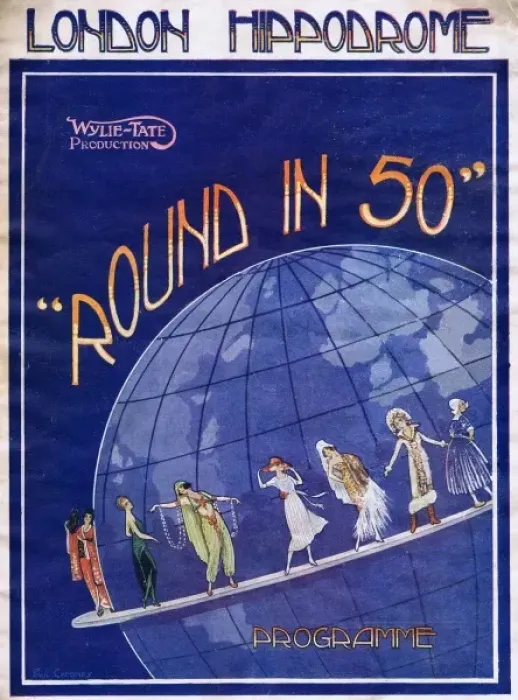 Framed Print : Programme cover for Round in 50, 1922 Framed Print : Programme cover for Round in 50, 1922