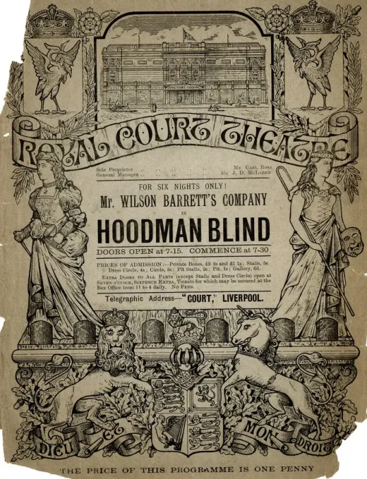 Framed Print : Programme cover, Royal Court Theatre, Liverpool Framed Print : Programme cover, Royal Court Theatre, Liverpool