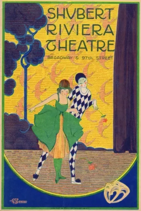 Framed Print : Programme cover for Sitting Pretty, the Shubert Riviera Thea Framed Print : Programme cover for Sitting Pretty, the Shubert Riviera Thea