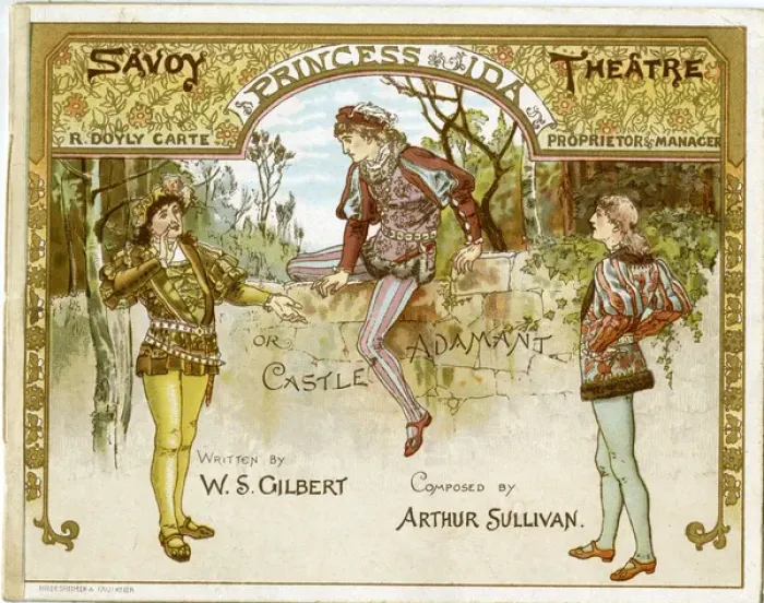 Framed Print : Programme design, Gilbert & Sullivan, Princess Ida Framed Print : Programme design, Gilbert & Sullivan, Princess Ida