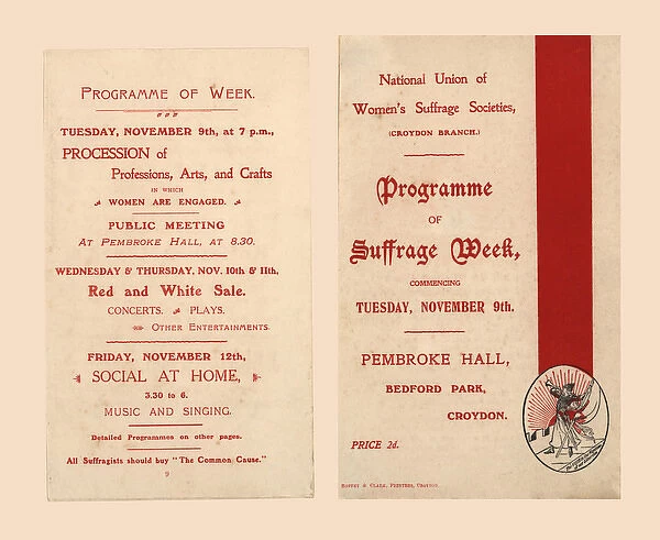 Programme of Suffrage Week