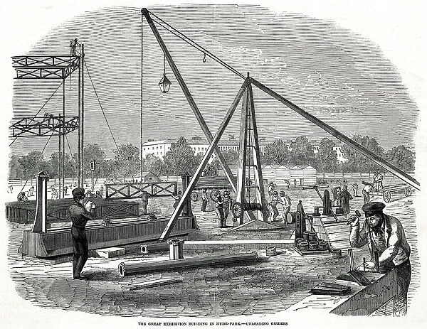 Progress of building for the International Exhibition 1851