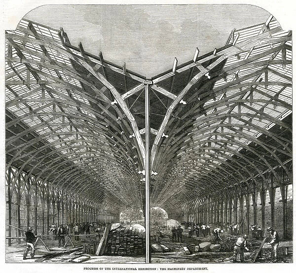 Progress of building for the International Exhibition 1861