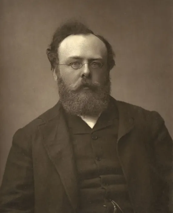 Framed Print : Prolific Scottish writer of verse, novels and plays, ROBERT BUCHANAN (1841-1901)