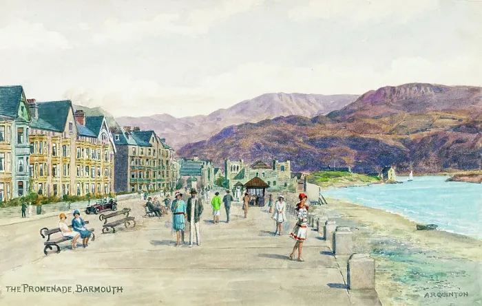 Framed Print : The Promenade, Barmouth, Gwynedd, North Wales Framed Print : The Promenade, Barmouth, Gwynedd, North Wales