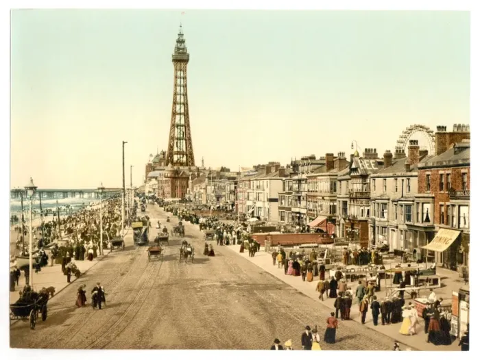 Framed Print : The Promenade, Blackpool, England Framed Print : The Promenade, Blackpool, England