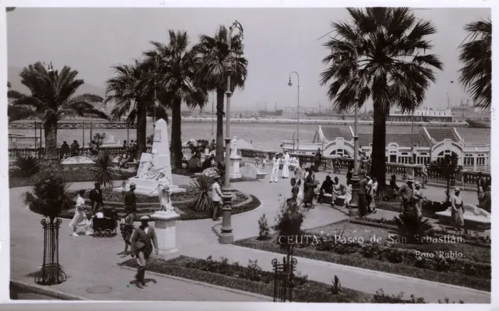 Framed Print : Promenade at Ceuta, Spanish city in Morocco, North Africa Framed Print : Promenade at Ceuta, Spanish city in Morocco, North Africa