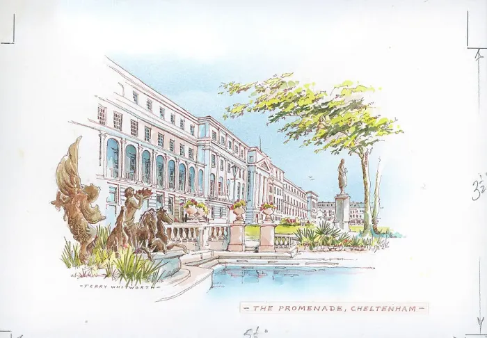 Framed Print : The Promenade, Cheltenham Framed Print : The Promenade, Cheltenham