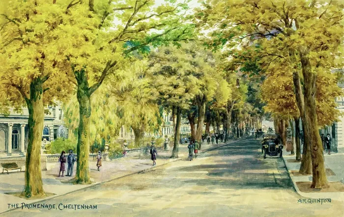 Framed Print : The Promenade, Cheltenham, Gloucestershire Framed Print : The Promenade, Cheltenham, Gloucestershire