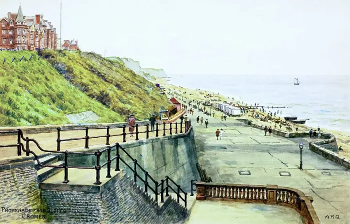 Framed Print : Promenade, Cromer, Norfolk Framed Print : Promenade, Cromer, Norfolk