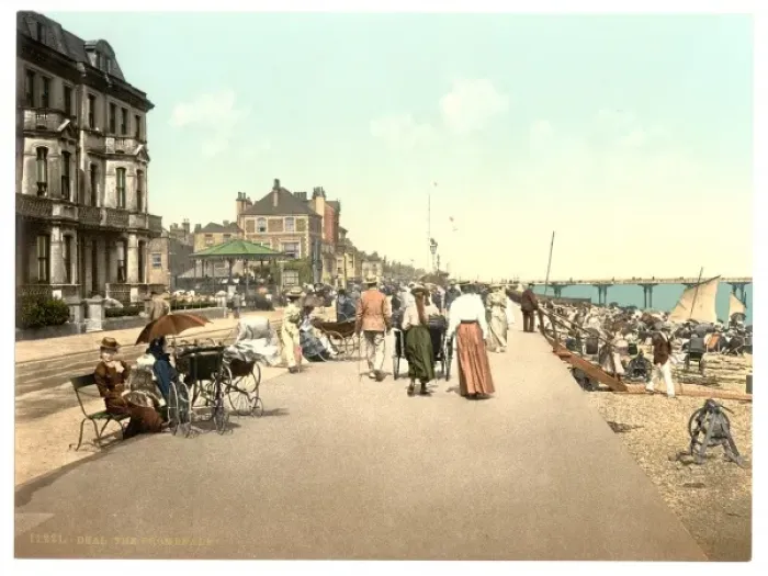 Framed Print : The Promenade, Deal, England Framed Print : The Promenade, Deal, England