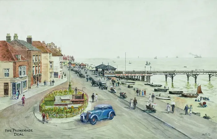 Framed Print : Promenade, Deal, Kent Framed Print : Promenade, Deal, Kent