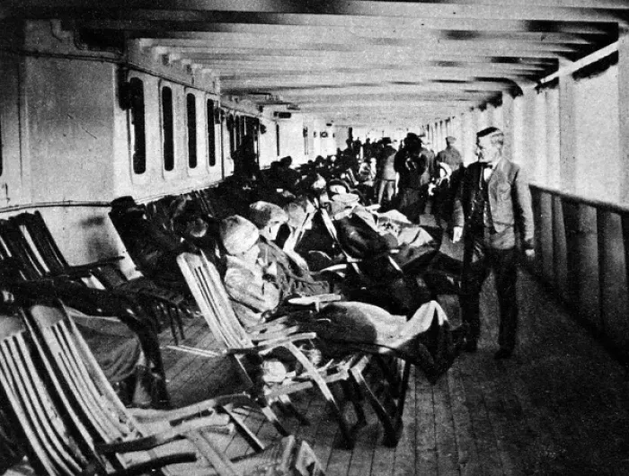 Framed Print : The Promenade Deck Framed Print : The Promenade Deck
