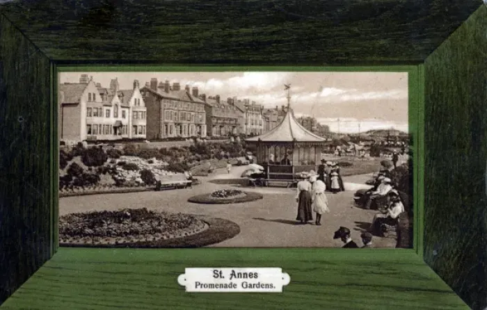 Framed Print : Promenade Gardens, St Annes, Lancashire Framed Print : Promenade Gardens, St Annes, Lancashire