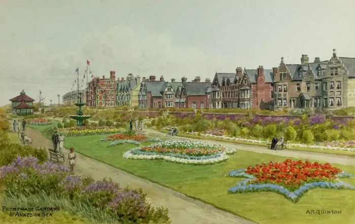 Framed Print : Promenade Gardens, St Annes on Sea, Lancashire Framed Print : Promenade Gardens, St Annes on Sea, Lancashire