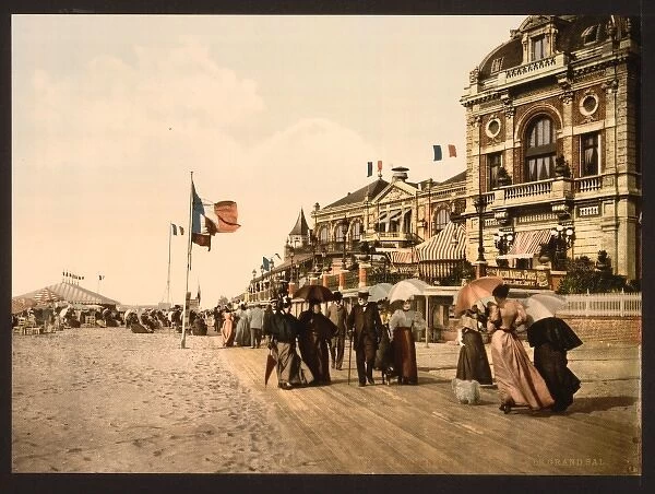 Promenade and grand Salon, Trouville, France