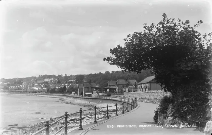 Framed Print : Promenade at Grange-over-Sands Framed Print : Promenade at Grange-over-Sands