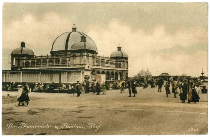 Framed Print : Promenade and Pavilion, Rhyl, North Wales Framed Print : Promenade and Pavilion, Rhyl, North Wales