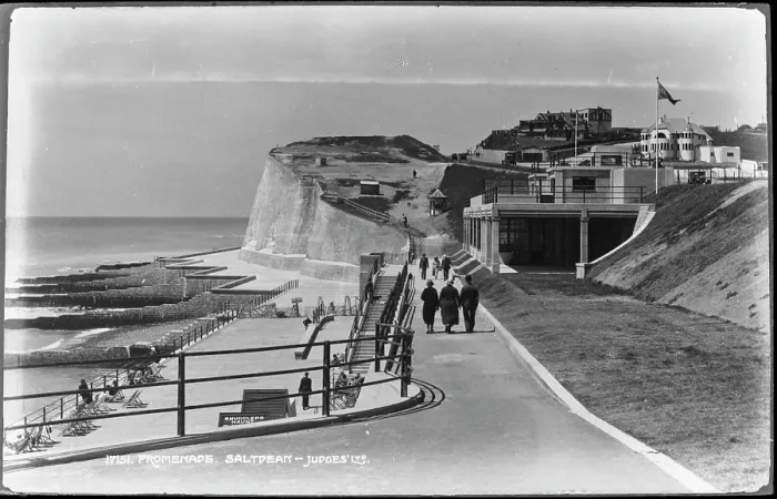 Framed Print : Promenade at Saltdean Framed Print : Promenade at Saltdean