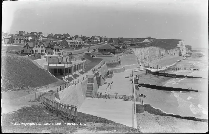 Framed Print : Promenade at Saltdean