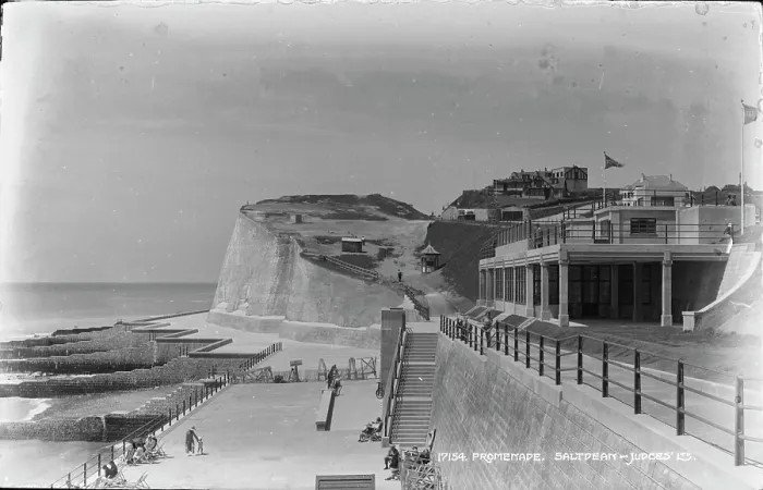 Framed Print : Promenade at Saltdean Framed Print : Promenade at Saltdean