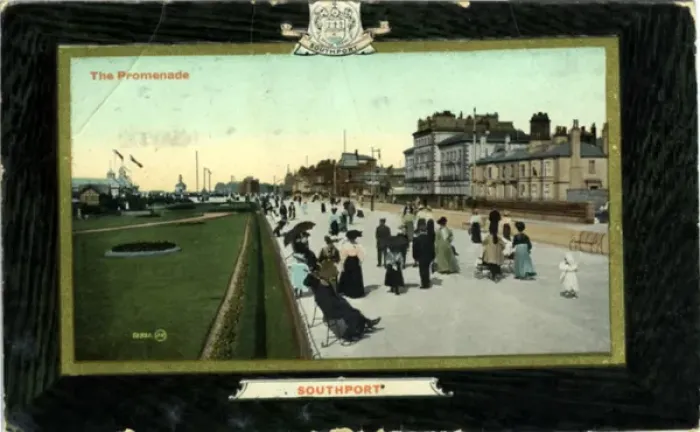 Framed Print : The Promenade, Southport, Lancashire Framed Print : The Promenade, Southport, Lancashire