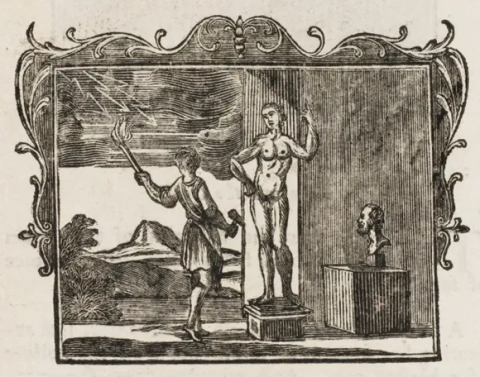 Framed Print : Prometheus Forms Man Framed Print : Prometheus Forms Man