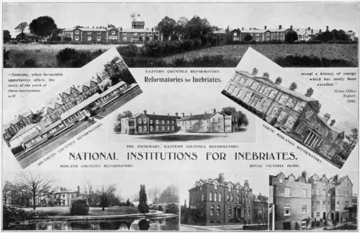Framed Print : Promotional brochure, National Institutions for Inebriates Framed Print : Promotional brochure, National Institutions for Inebriates