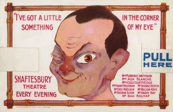 Framed Print : Promotional interactive postcard for The Mousme at the Shaftesbury Theatre Framed Print : Promotional interactive postcard for The Mousme at the Shaftesbury Theatre