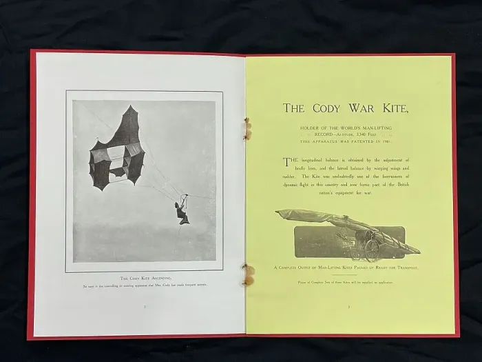 Framed Print : Promotional material, The Cody War Kite Framed Print : Promotional material, The Cody War Kite