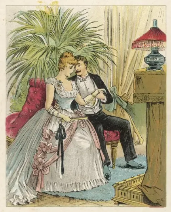 Framed Print : Proposal / She Accepts Framed Print : Proposal / She Accepts