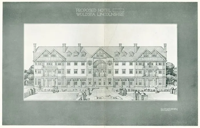 Framed Print : Proposed Hotel For Woldsea, Lincolnshire Framed Print : Proposed Hotel For Woldsea, Lincolnshire