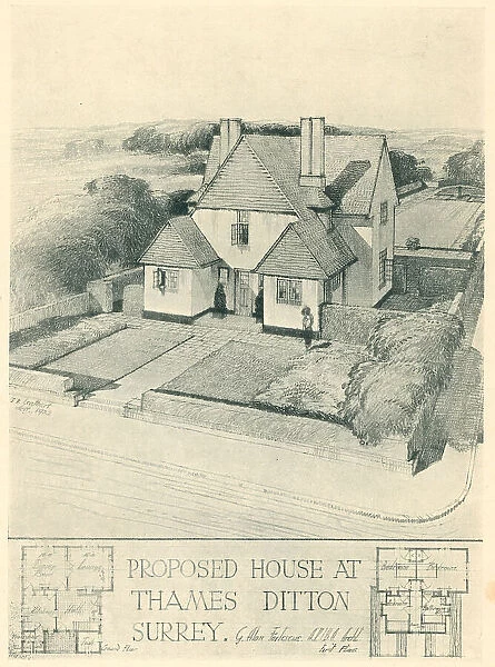 Proposed House, Thames Ditton, Surrey