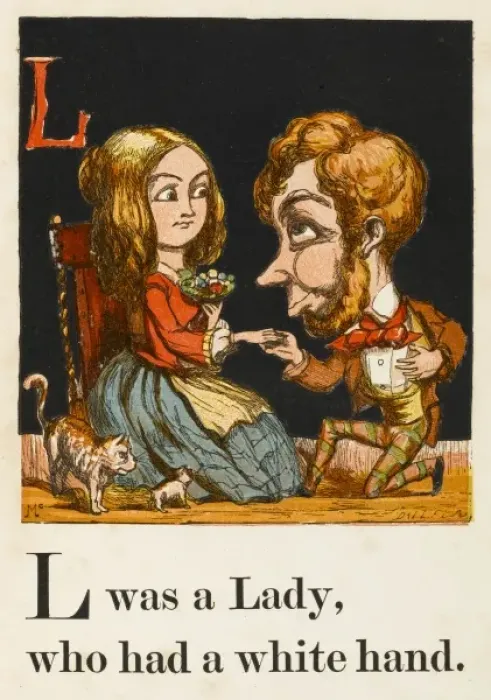 Framed Print : Proposing on Knee 1867 Framed Print : Proposing on Knee 1867