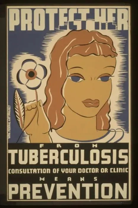 Framed Print : Protect her from tuberculosis Consultation of your doctor or Framed Print : Protect her from tuberculosis Consultation of your doctor or