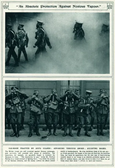 Framed Print : Protection against noxious vapour 1917 Framed Print : Protection against noxious vapour 1917