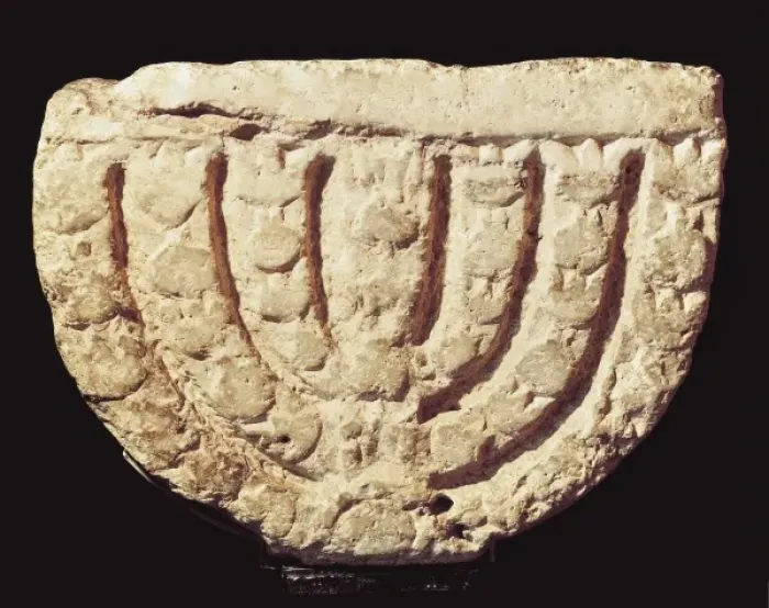 Framed Print : Proto-Ionic capital. 7th c. Jewish school. Menorah Framed Print : Proto-Ionic capital. 7th c. Jewish school. Menorah