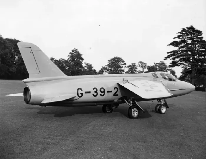 Framed Print : The prototype Folland Fo141 Gnat G-39-2 Framed Print : The prototype Folland Fo141 Gnat G-39-2