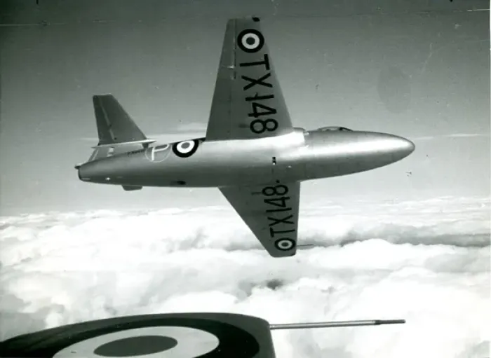 Framed Print : The third prototype Gloster E1 / 44, TX148, had a redesign? Framed Print : The third prototype Gloster E1 / 44, TX148, had a redesign?