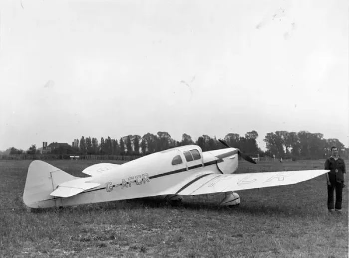 Framed Print : The prototype Miles M17 Monarch G-AFCR Framed Print : The prototype Miles M17 Monarch G-AFCR