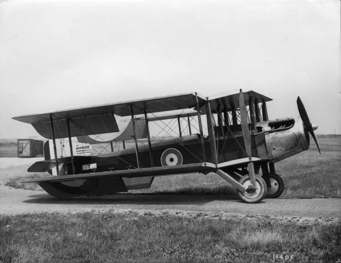 Framed Print : The prototype Sopwith T1 Wings folded side view Framed Print : The prototype Sopwith T1 Wings folded side view