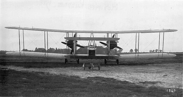 The prototype Vickers FB27 Vimy MkII F9569 Rear view