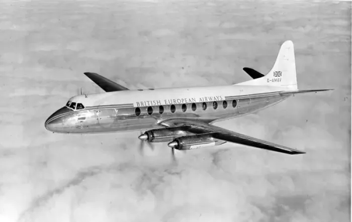 Framed Print : The prototype Vickers Viscount 700 G-AMAV