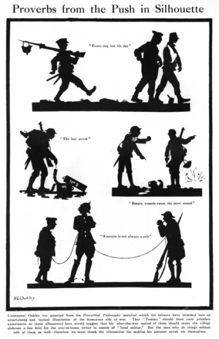 Framed Print : Proverb from the Push in Silhouette by H. L. Oakley Framed Print : Proverb from the Push in Silhouette by H. L. Oakley