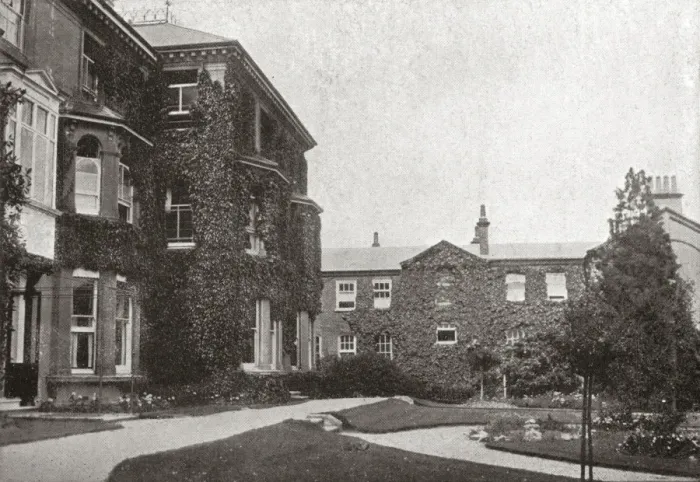 Framed Print : Provincial Police Orphanage, Redhill - House and Garden Fron Framed Print : Provincial Police Orphanage, Redhill - House and Garden Fron
