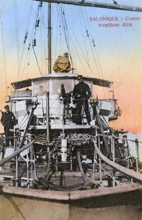 Framed Print : Prow of a French (Allied) WW1 Destroyer at Thessaloniki Framed Print : Prow of a French (Allied) WW1 Destroyer at Thessaloniki