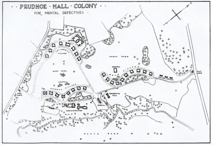 Framed Print : Prudhoe Colony for Mental Defectives - Colony Layout Pl Framed Print : Prudhoe Colony for Mental Defectives - Colony Layout Pl