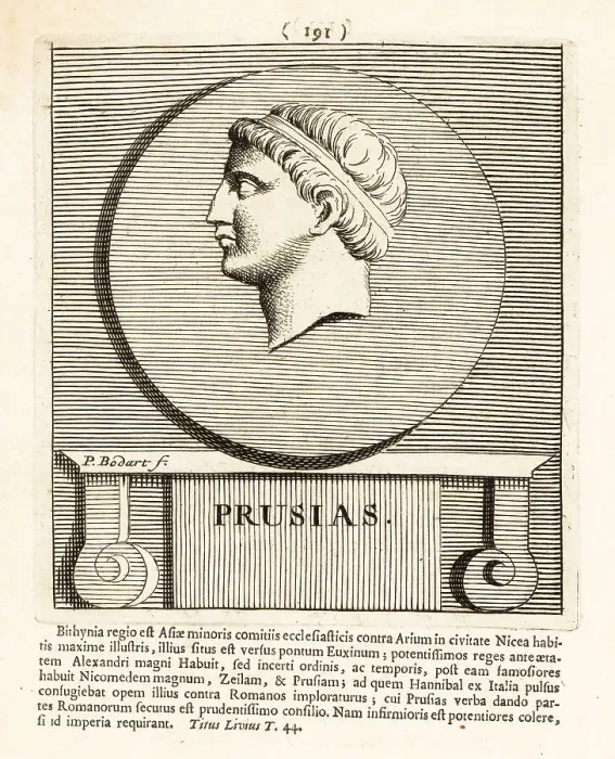 Framed Print : Prusias I Cholus, king of Bithynia Framed Print : Prusias I Cholus, king of Bithynia