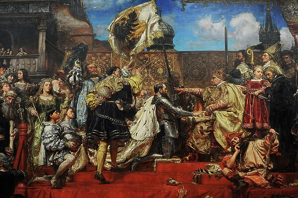 The Prussian Homage, 1882, by Jan Matejko (1838-1893)