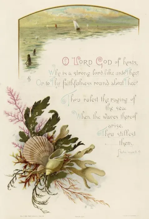 Framed Print : Psalm Lxxxix 8. 9 Framed Print : Psalm Lxxxix 8. 9